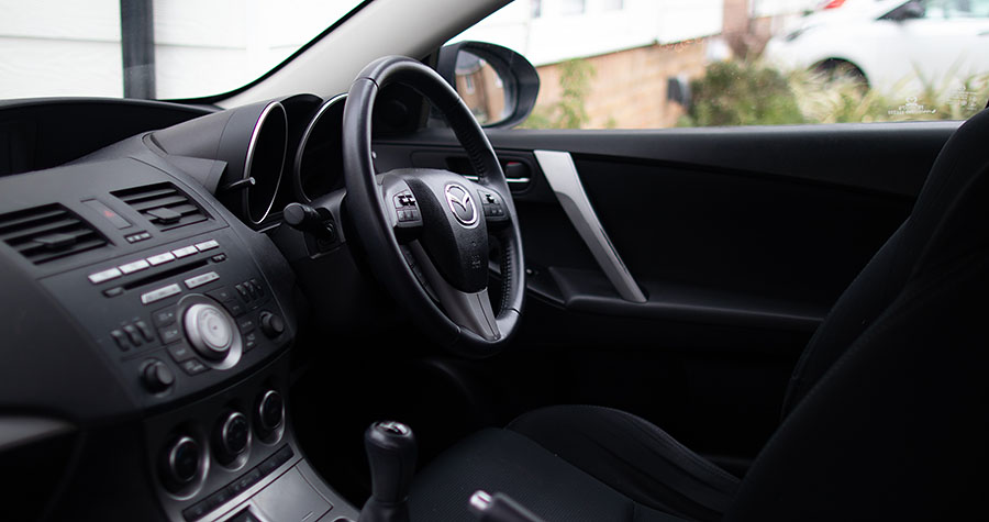 Driver's seat in the car